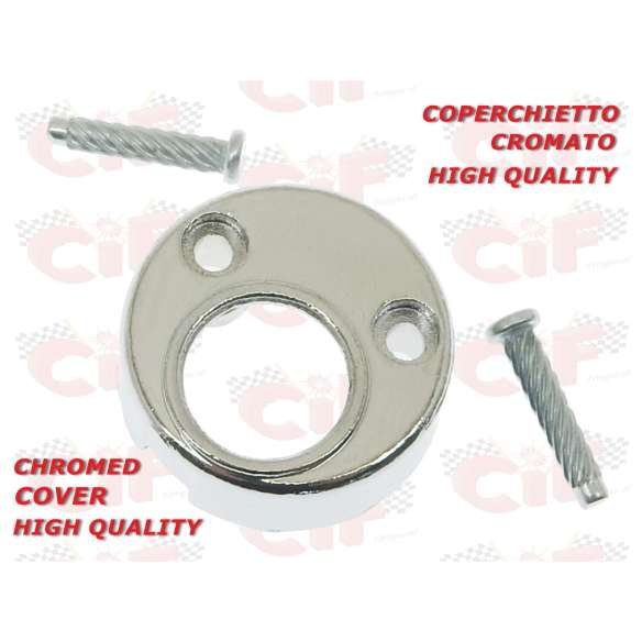 Coperchietto Cromato Serratura Completo Vespa Special Primavera