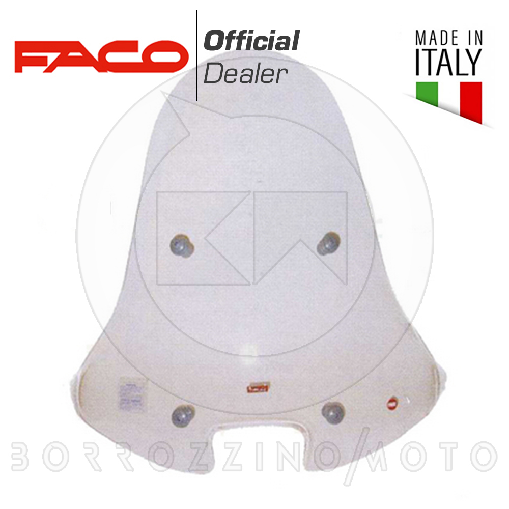 Parabrezza trasparente 56 x 66 cm APRILIA Scarabeo 50-100 09-13 KAPPA