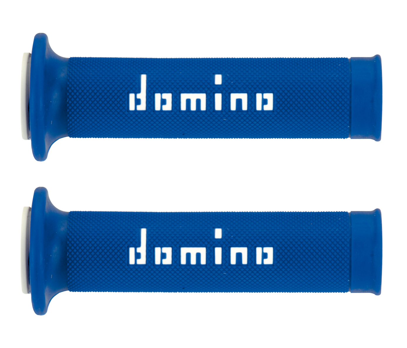 Coppia manopole Domino D-LOCK blu LOCK ON KTM Husqvarna GASGAS Honda  Kawasaki Suzuki Yamaha 16-21 D10046C4800A9-0