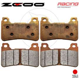 ZCOO KIT 4 PASTIGLIE RACING-EX T005 FRENO ANTERIORE