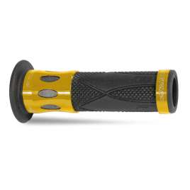 Coppia Manopole PROGRIP Scooter 728-121 Inserti in Alluminio Oro