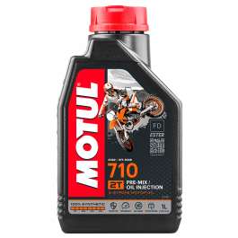 1lt olio motore moto motul 710 2t 100% sintetico fd ester miscela 2 tempi